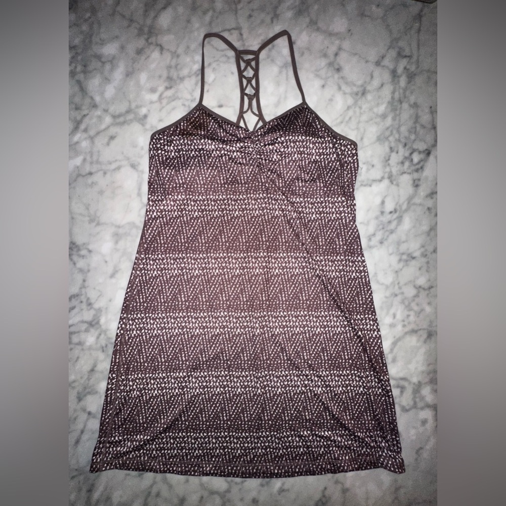 Prana midi brown dress